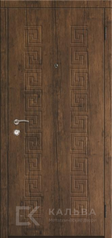 Фото «Входная дверь тёмный дуб меандр внутренняя венге филёнка для квартиры №348»